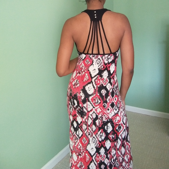 Arden b Maxi printed dress - Picture 3 of 9